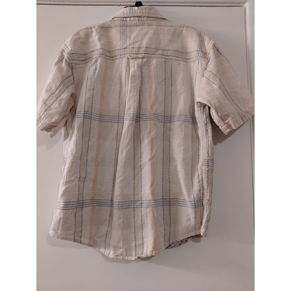 Men's Lemon Grass Button Down Shirt Vintage Size Medium 90's 100% Cotton EUC - Picture 3 of 3